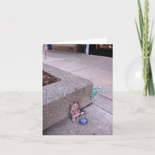 carte de voeux surprise de porc d'anniversaire