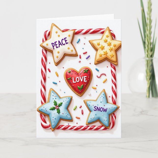 Carte de vœux Sweet Love Peace (Devant)