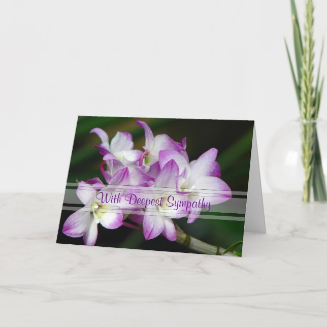 Carte de voeux Sympathie (Devant)