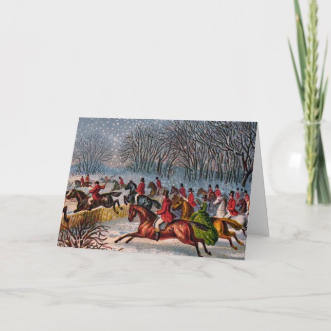 Carte de voeux Tally-Ho (Devant)