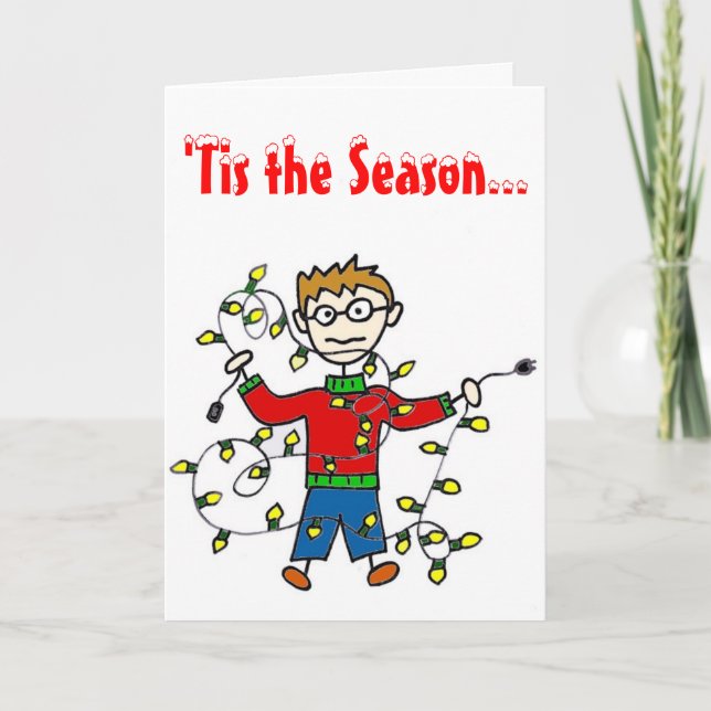 Carte de voeux Tangled Christmas Lights (Devant)