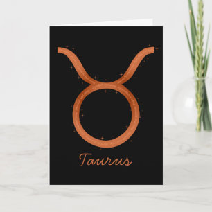 Carte de voeux Taurus - Vide