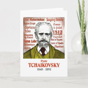 Carte de voeux Tchaikovski