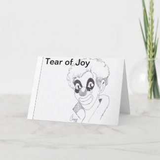 Carte de voeux Tear of Joy