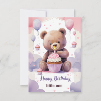 Carte de voeux Teddy Bear