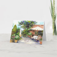 Carte de vœux - Terrasse du Manoir