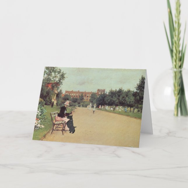 Carte de vœux Terrier Écossais (Devant)