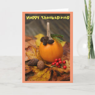 Carte de voeux Thanksgiving