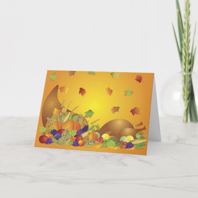 Carte de voeux Thanksgiving (Devant)