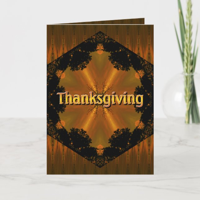Carte de voeux Thanksgiving (Devant)