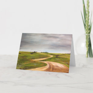 Carte de voeux "The long road"