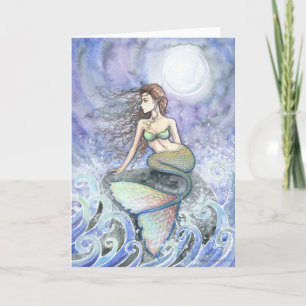 Carte de voeux Tide Mermaid