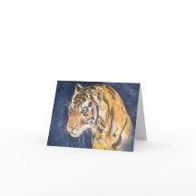 Carte de voeux Tiger