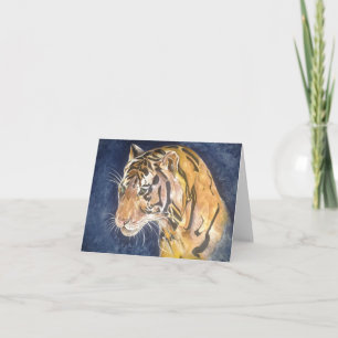 Carte de voeux Tiger