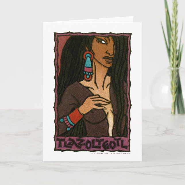 Carte de voeux Tlazolteotl (Devant)