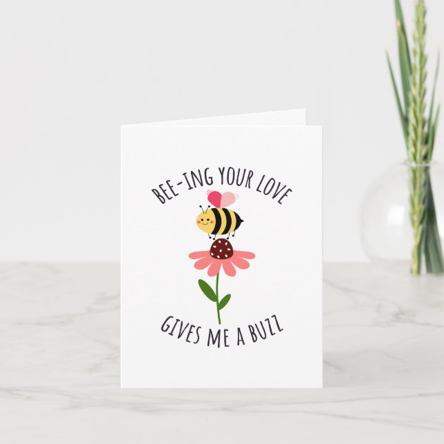 Carte de vœux « Ton amour m'enivre » (Devant)