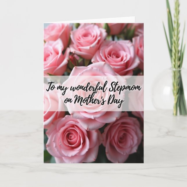 Carte de vœux Toucher doux de pétale de rose (Devant)