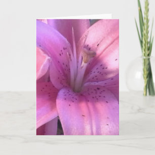 Carte de voeux tout usage Lily