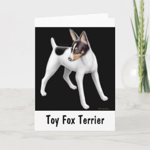 Carte de voeux Toy Fox Terrier