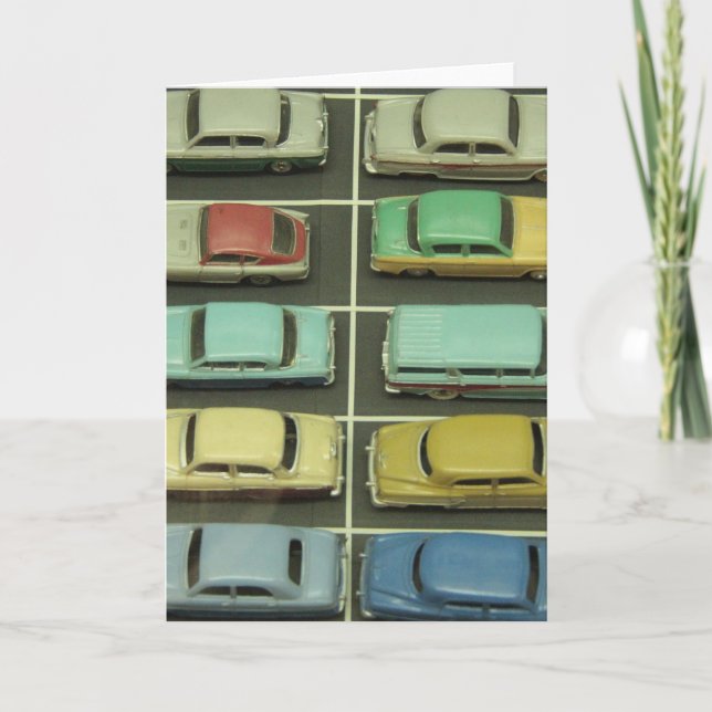Carte de voeux Toy Vintage Cars (Devant)