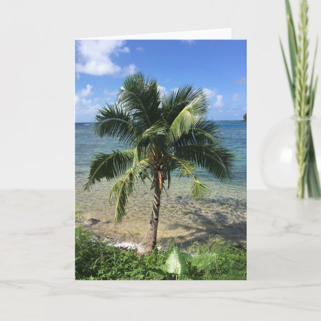 carte de voeux tropicale (Devant)