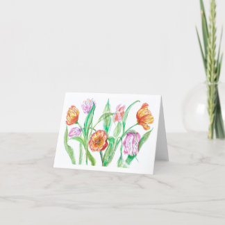 Carte de voeux Tulip par Kim Lester