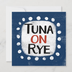 Carte de voeux Tuna On Rye