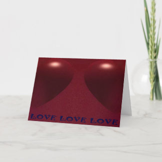 Carte de voeux "Twin Hearts" par Zoltan Buday