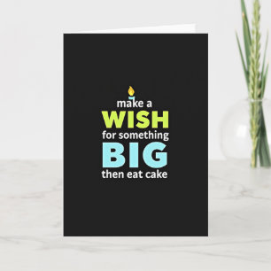 Carte de vœux typographique d'anniversaire