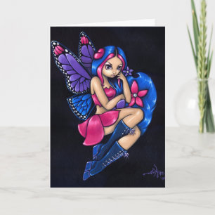 Carte de voeux "Un peu timide"