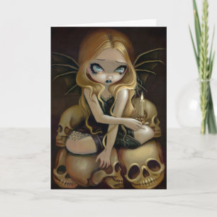 Carte de voeux "Une bougie dans l'obscurité"