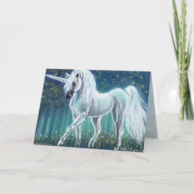 Carte de voeux Unicorn (Devant)