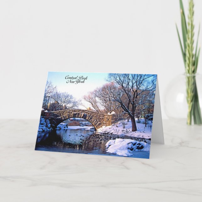 Carte de voeux USA (Devant)