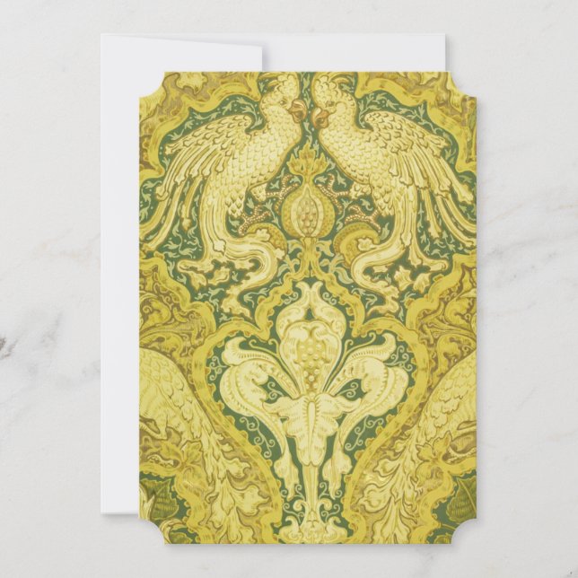 Carte de vœux V&A Gold Cockatoo (Devant)