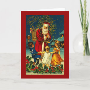 Carte de voeux-Vacances Art-Vintage Noël 7