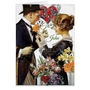 Carte de voeux Valentine