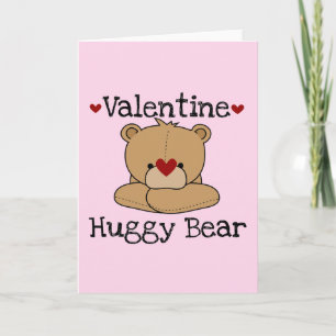 Carte de voeux Valentine Huggy Bear