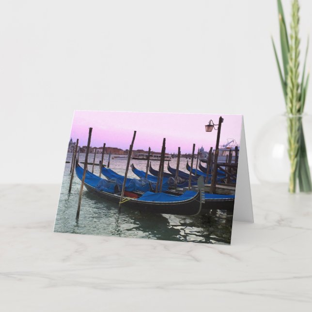 Carte de voeux Venice Italie (Devant)