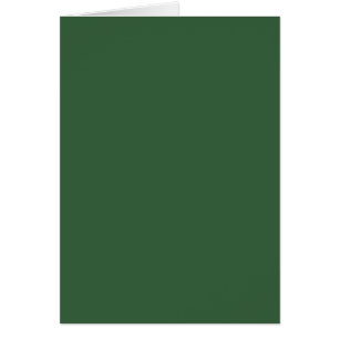 Carte de vœux vert chasseur