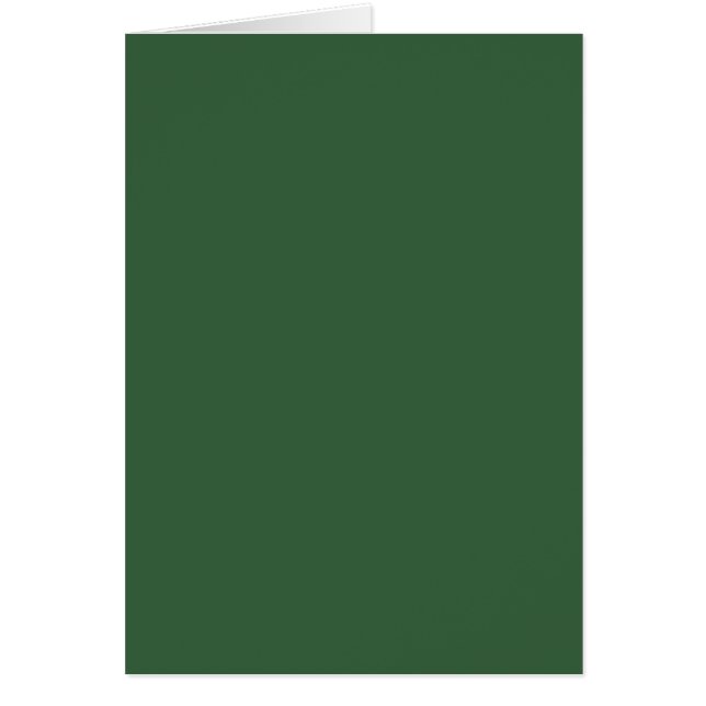 Carte de vœux vert chasseur (Devant)