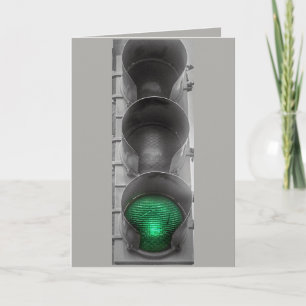 Carte de voeux verte