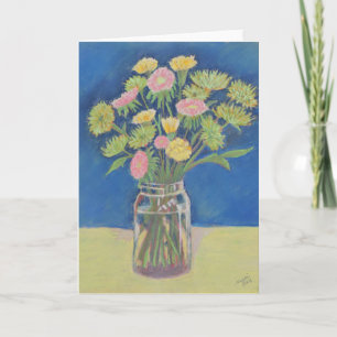 Carte de voeux verte de mamans