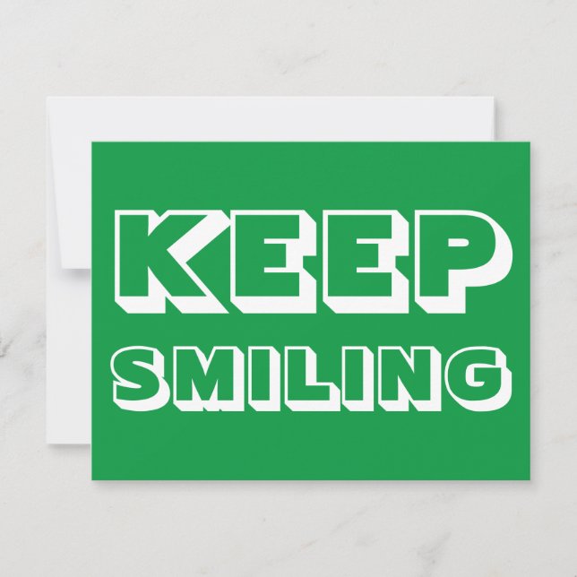 Carte de voeux verte et verte (Devant)