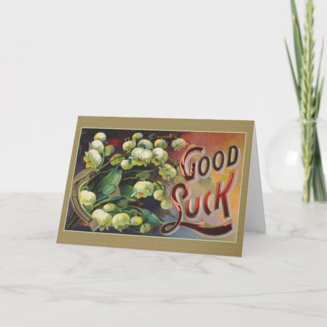Carte de voeux Victorian Good Luck (Devant)