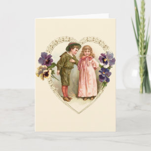 Carte de voeux Victorian Romance