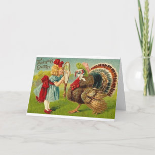Carte de voeux Victorian Thanksgiving