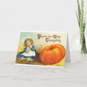Carte de voeux Victorian Thanksgiving