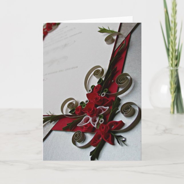 Carte de voeux vide à l'intérieur (Devant)