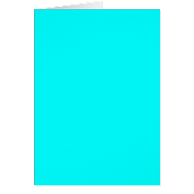 Carte de vœux vierge Aqua Bright (Devant)