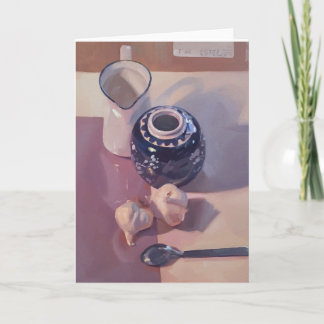 Carte de voeux vierge, art original de Sarah Sedwi